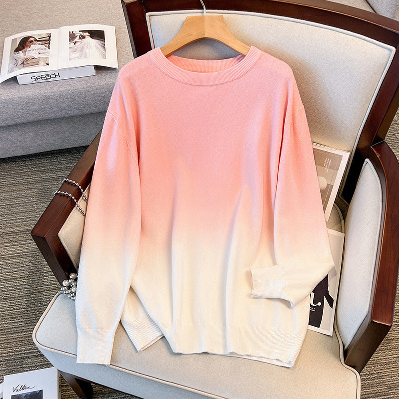 Loose Round Neck Pullover Sweater