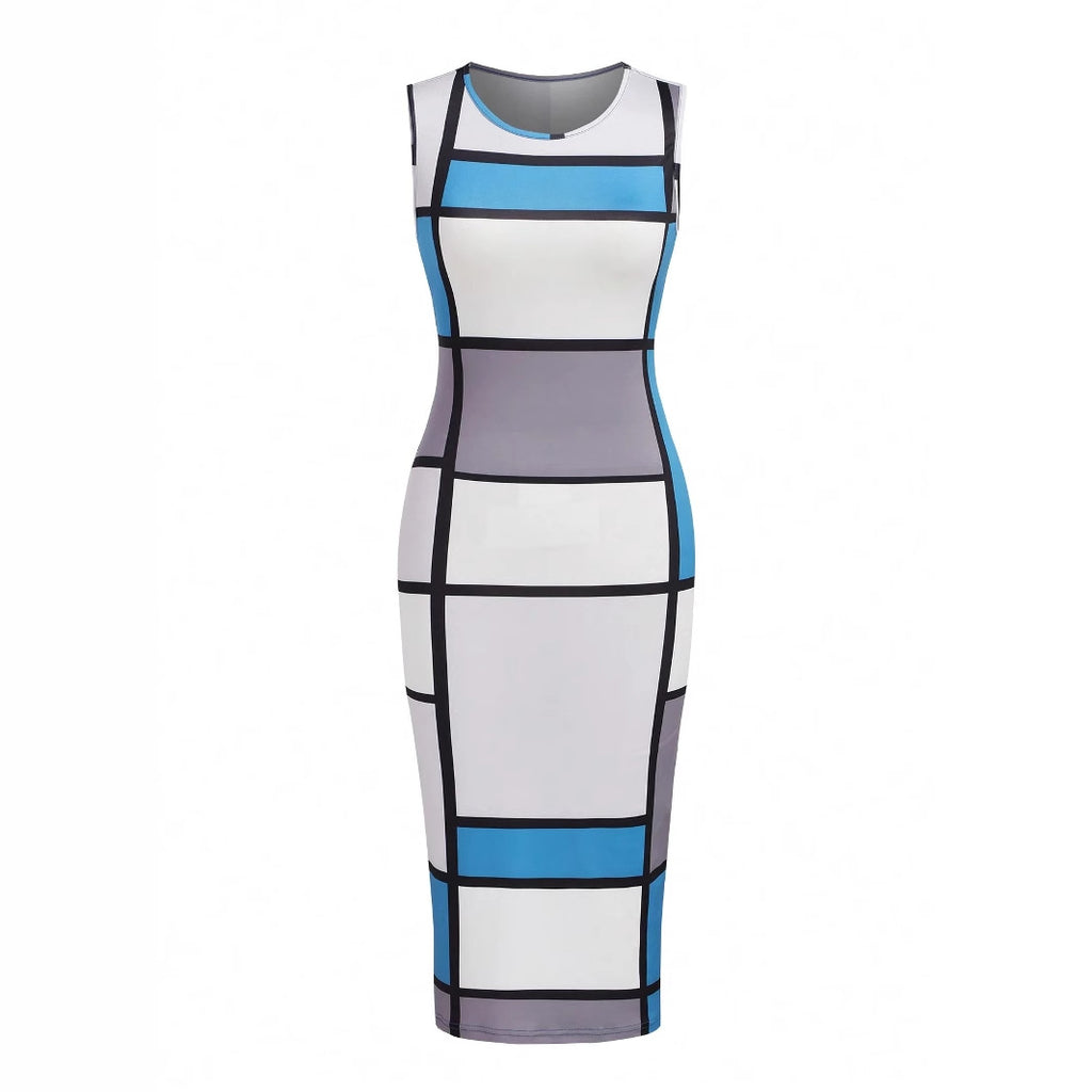 Round Neck Dress with Long Sleeve Jacket