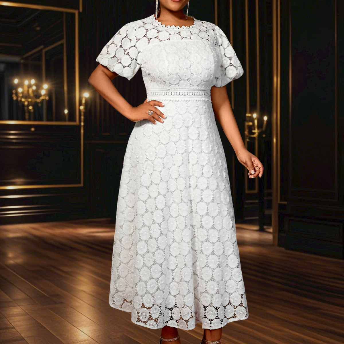 Puff Sleeve Dress