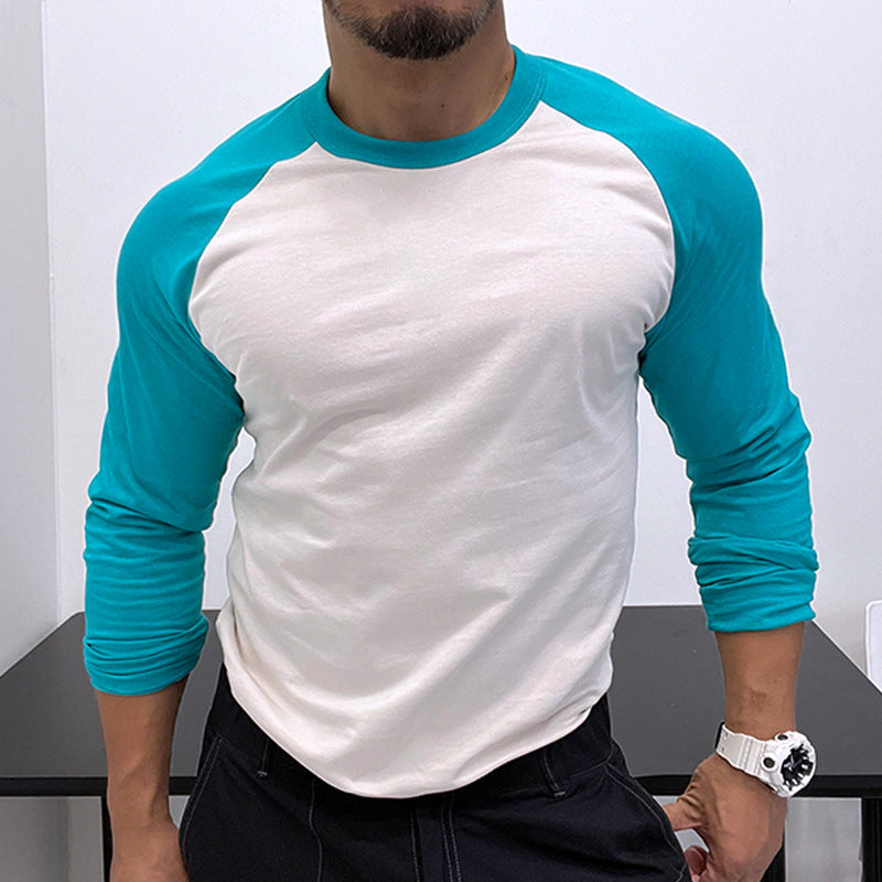 Round Neck Casual Raglan