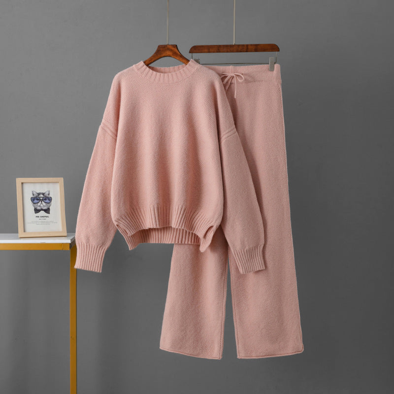 Pullover Sweater/Pants Two-piece Set