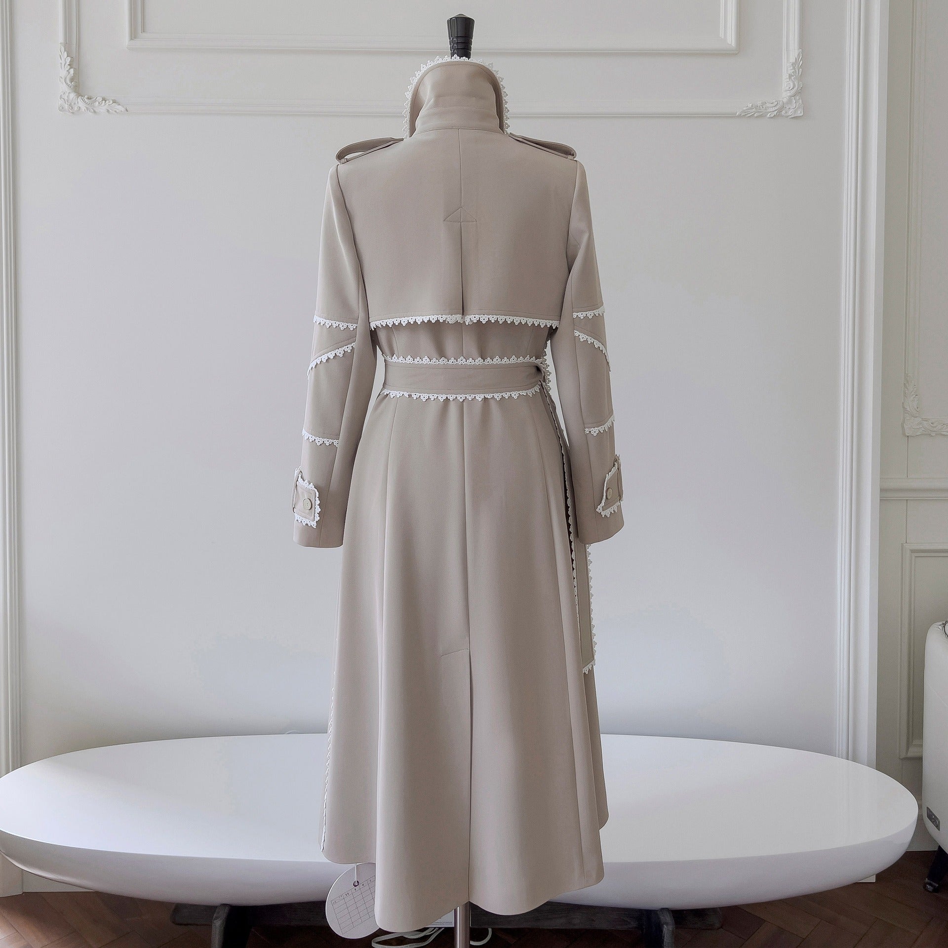 Elegant Khaki Trench Coat