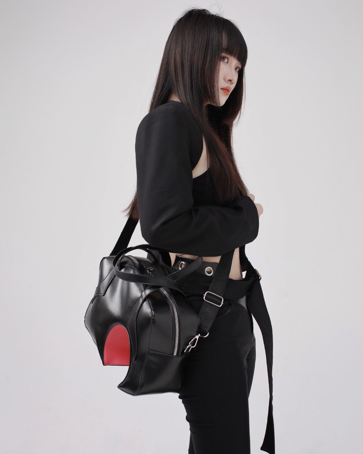geometric crossbody bag