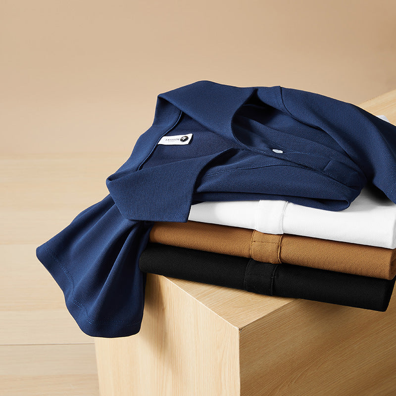 Short sleeved polo shirt