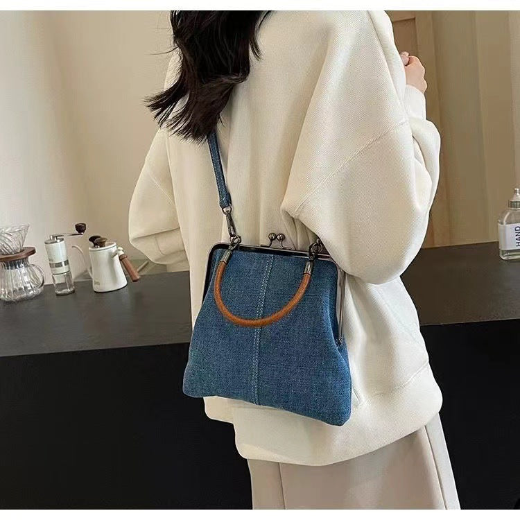 Small handbag denim