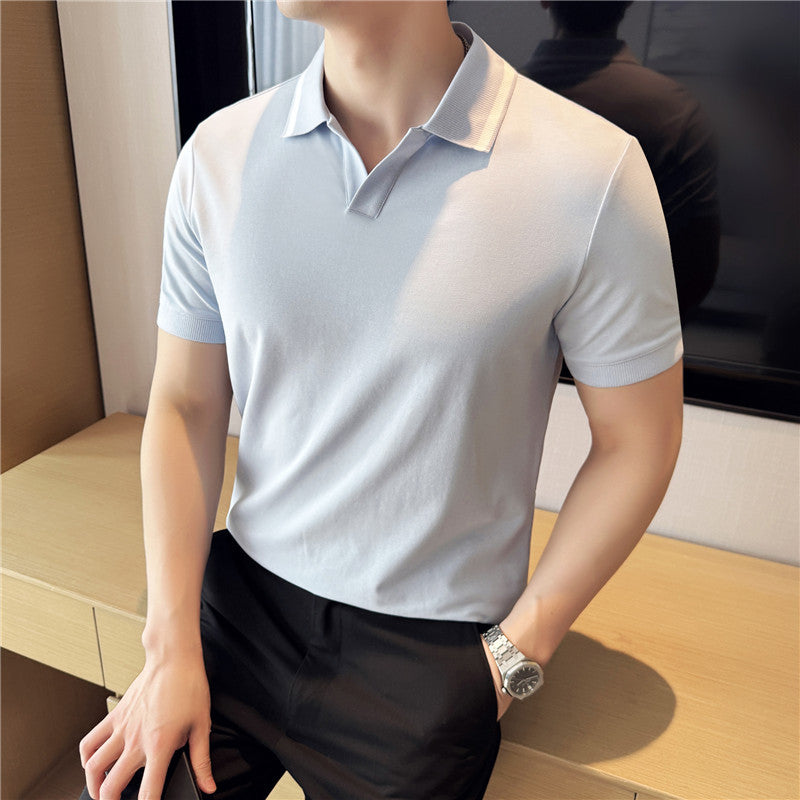 short sleeved polo shirt