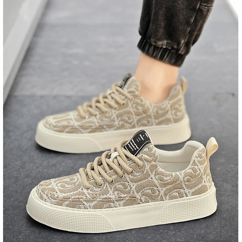 Black canvas sneakers