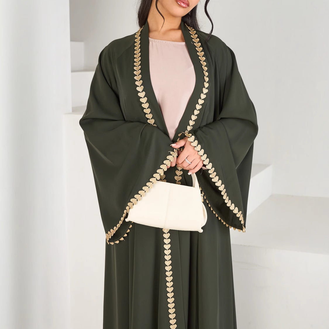 Loose border cardigan