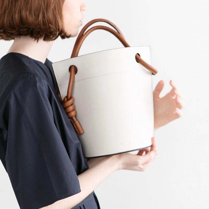 Bucket Handbag PU Leather