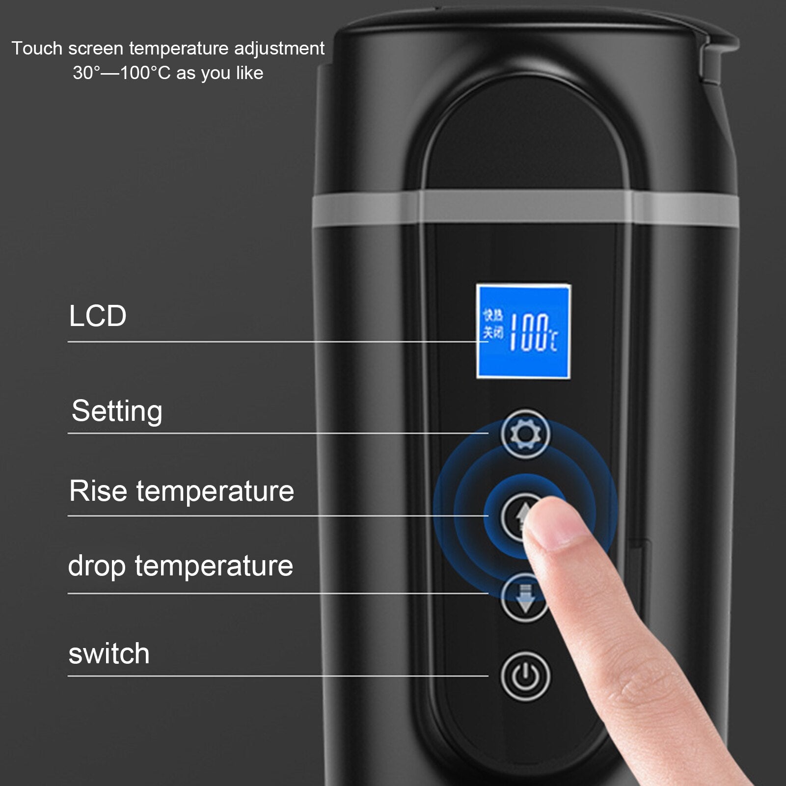 12V/24V 70W-100W Car Heating Cup
