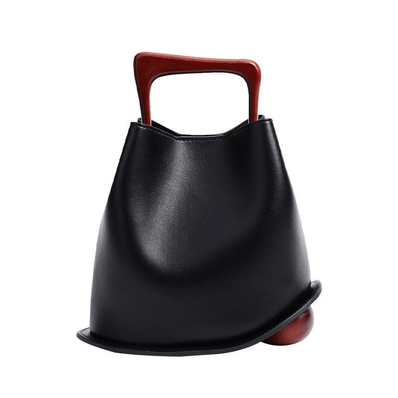 Wooden crossbody bag