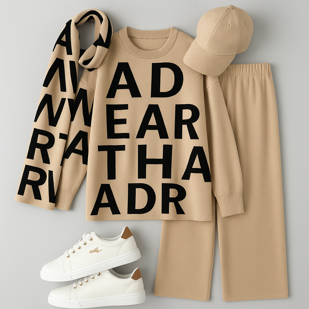 Elegant Knitting Suit ( one size)