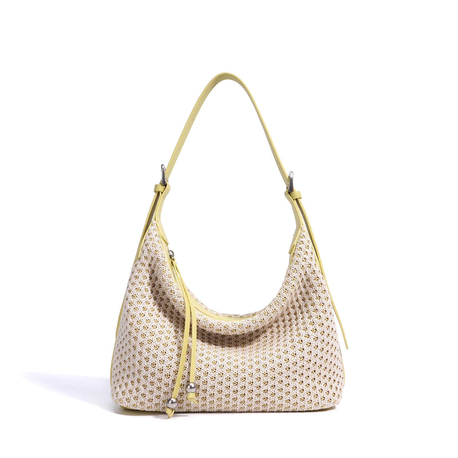 Fashion Straw Woven Dumpling Bag