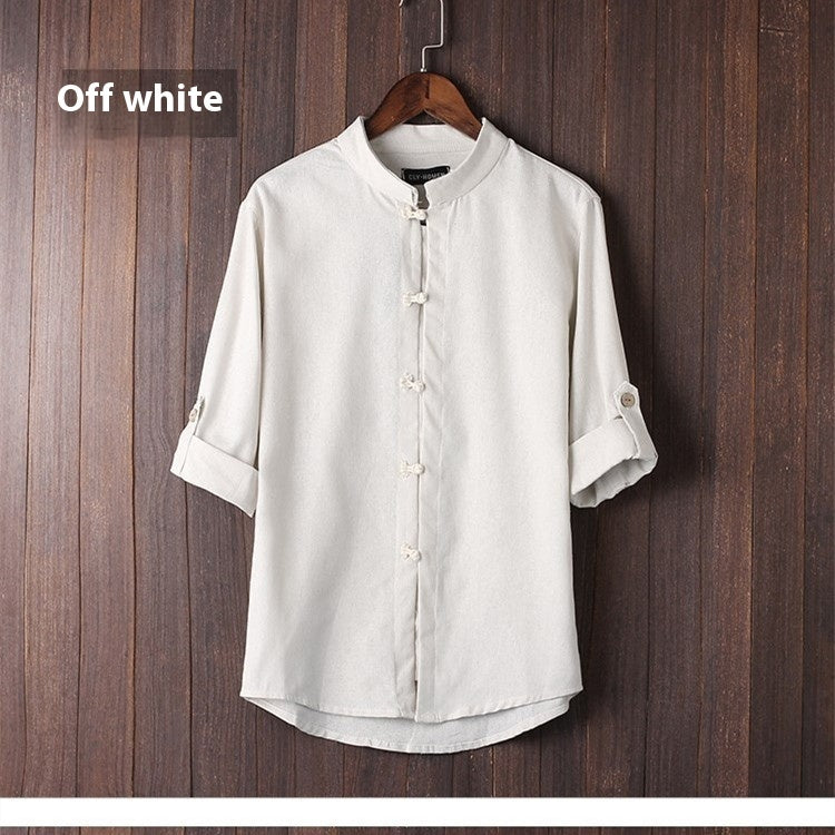 Men's Linen Vintage Shirt (tm 5XL)!!