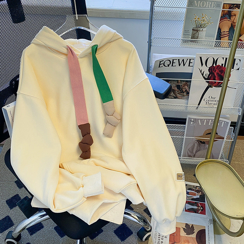 Fleece-lined Thickened  Sweater