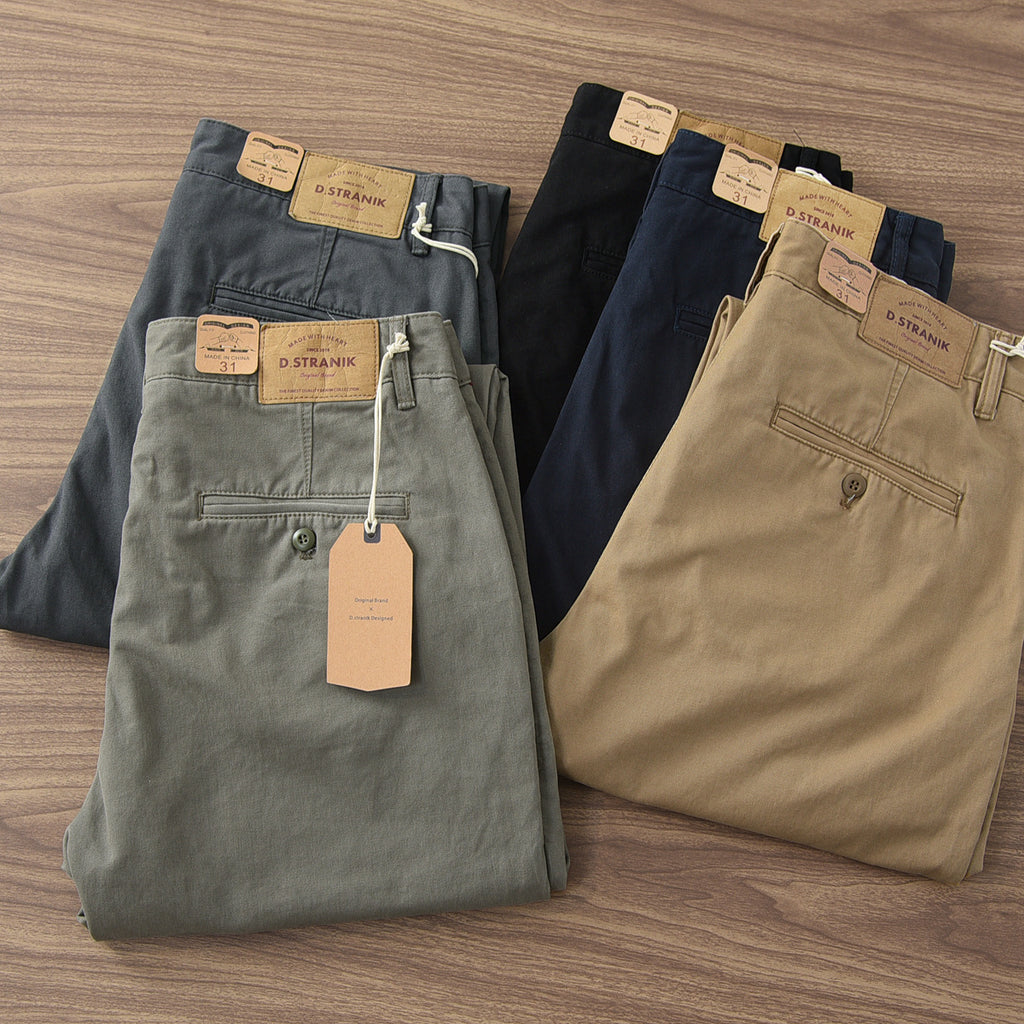 Twill Cotton Pants