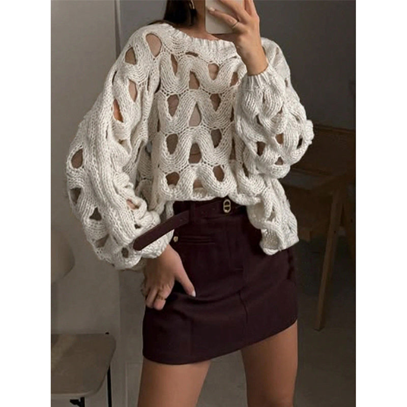 Crochet Knitted Sweater