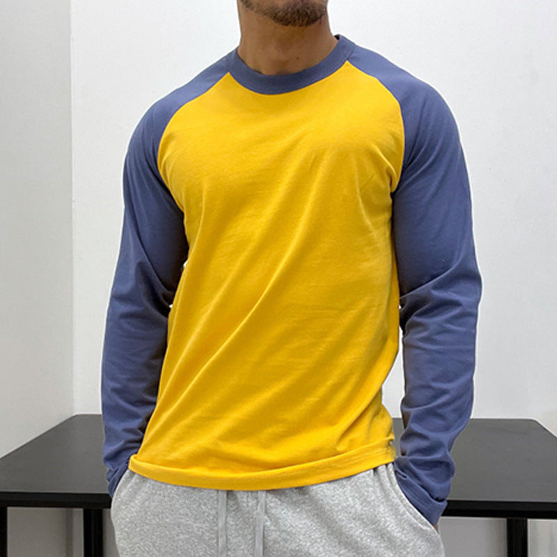 Round Neck Casual Raglan