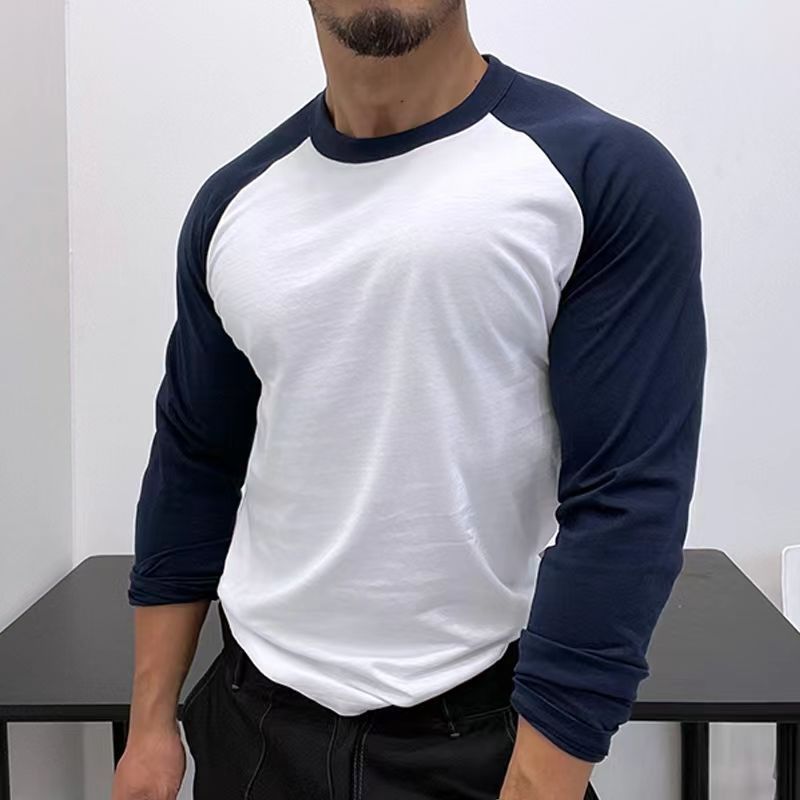 Round Neck Casual Raglan