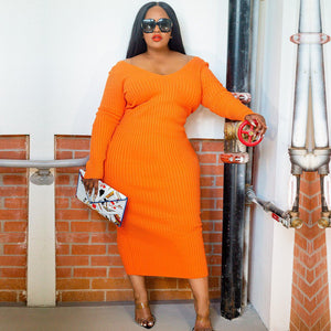 V-neck  Dress (tm 5XL)!!