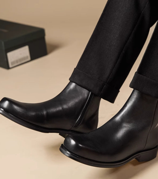 Leather Shoes High-top (echt Leder)