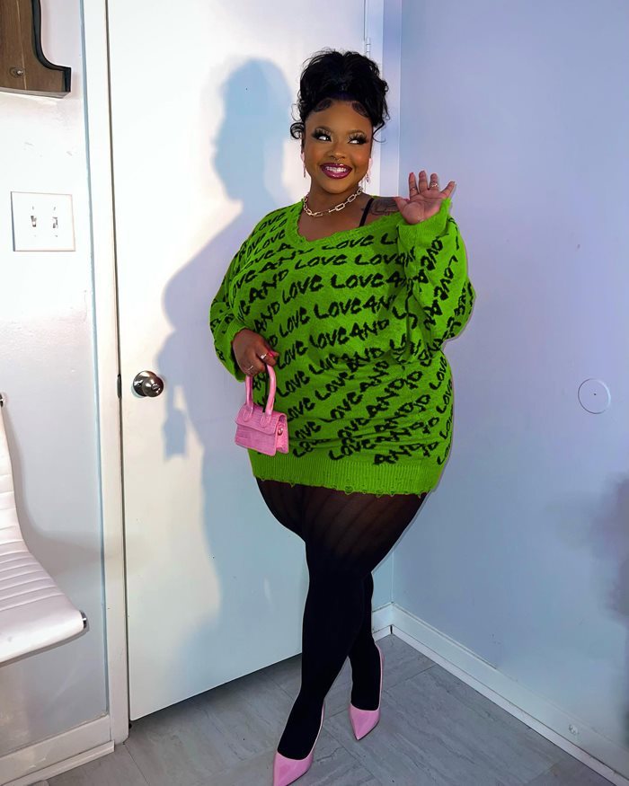 Big Size Sweater Blouse