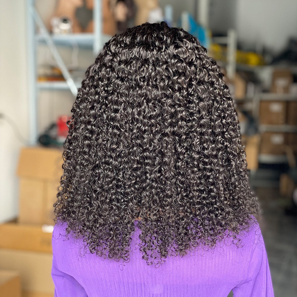 Curly Headbandwig Human Hair