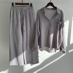 2-piece Cotton Linen Outfit (tm 5 XL!!)