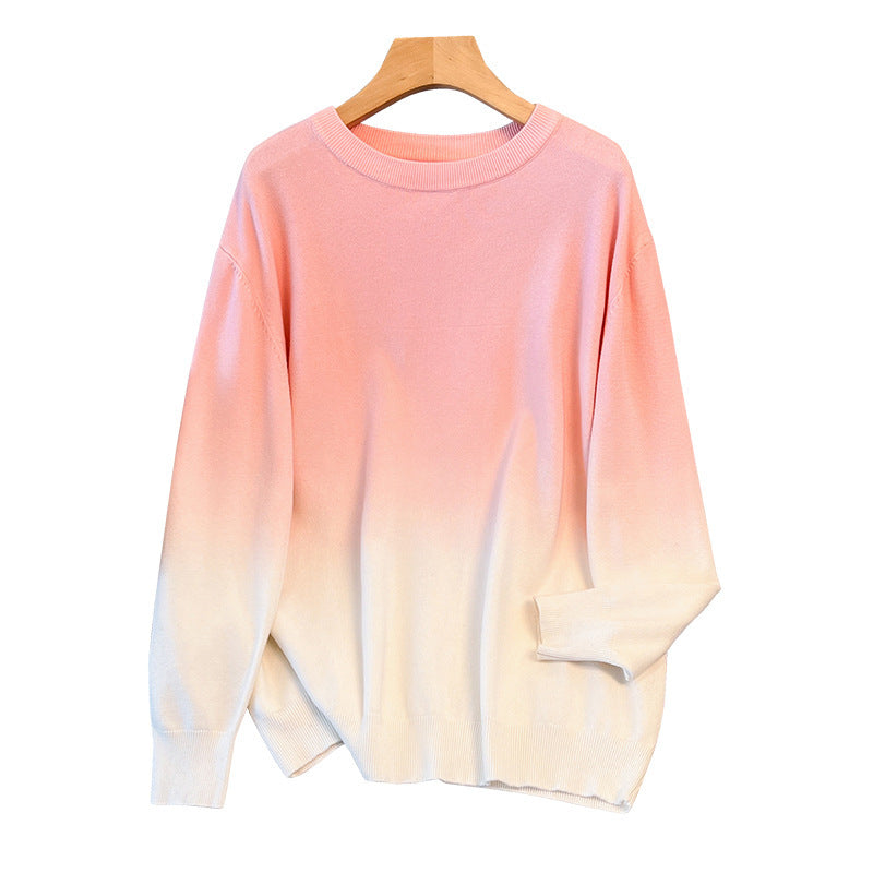 Loose Round Neck Pullover Sweater