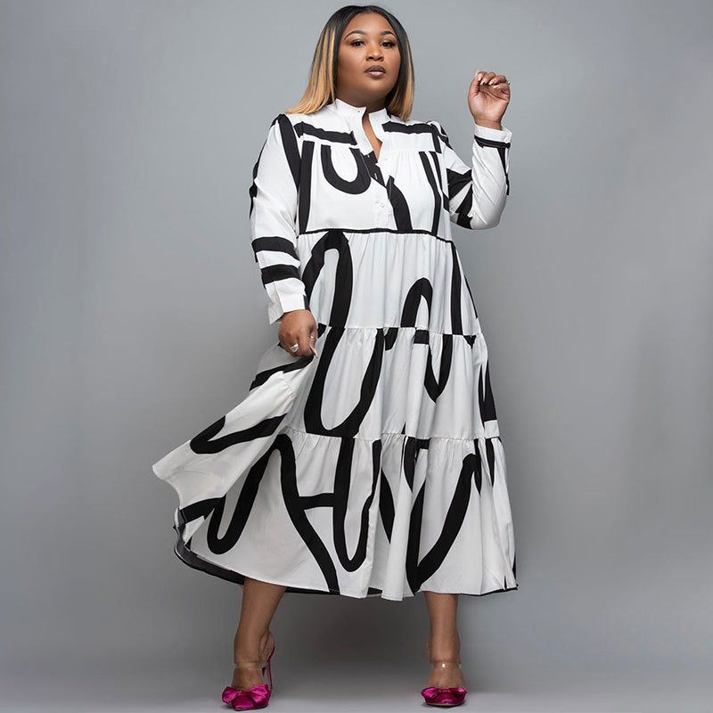 Printed Dress (tm 5XL!!)