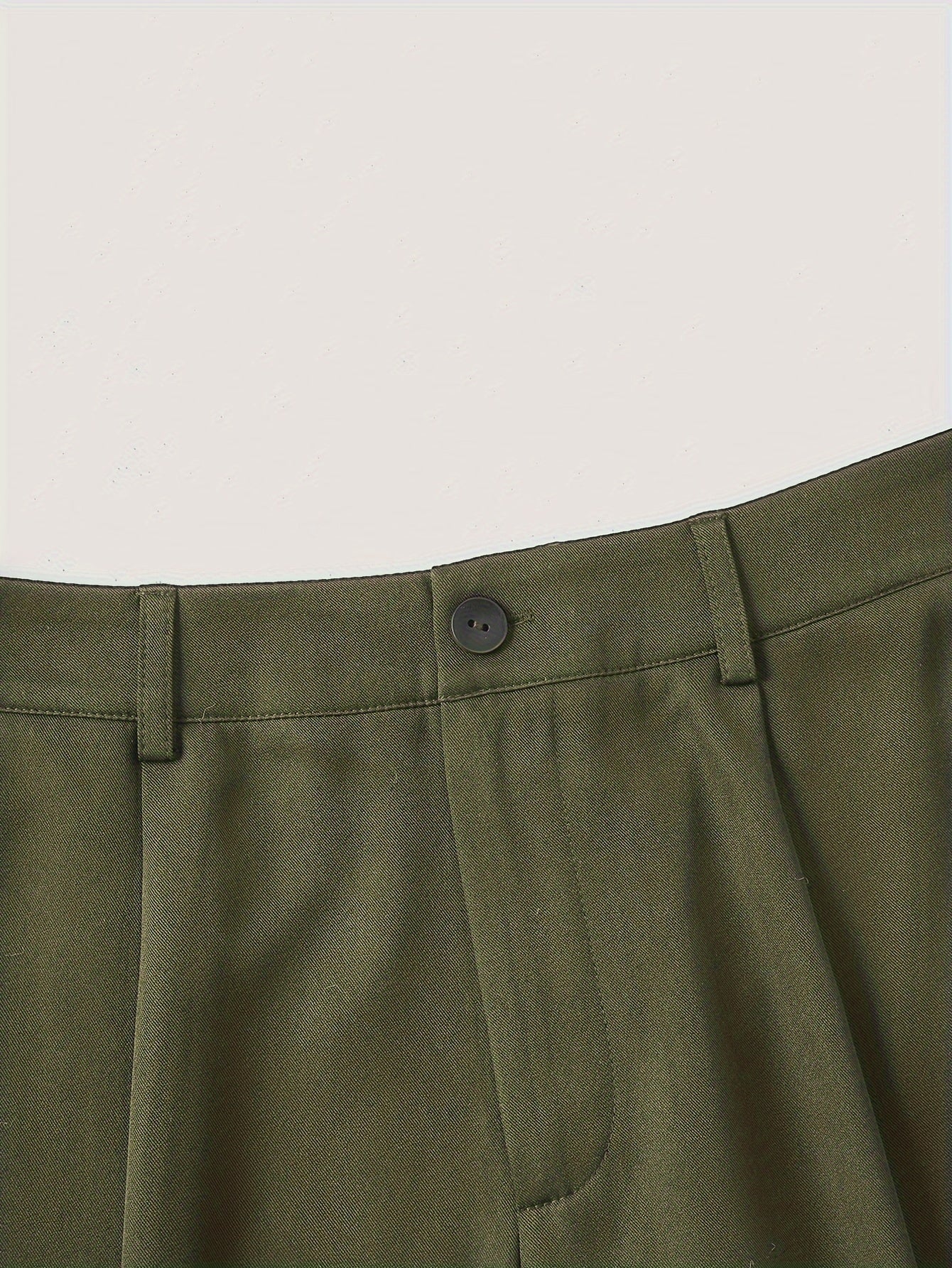 High Waist Plus  Pants - Draped Design