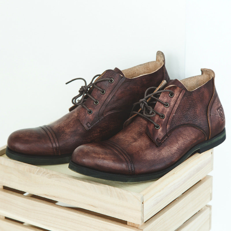 Vintage Real Leather Shoes (echt Leder)