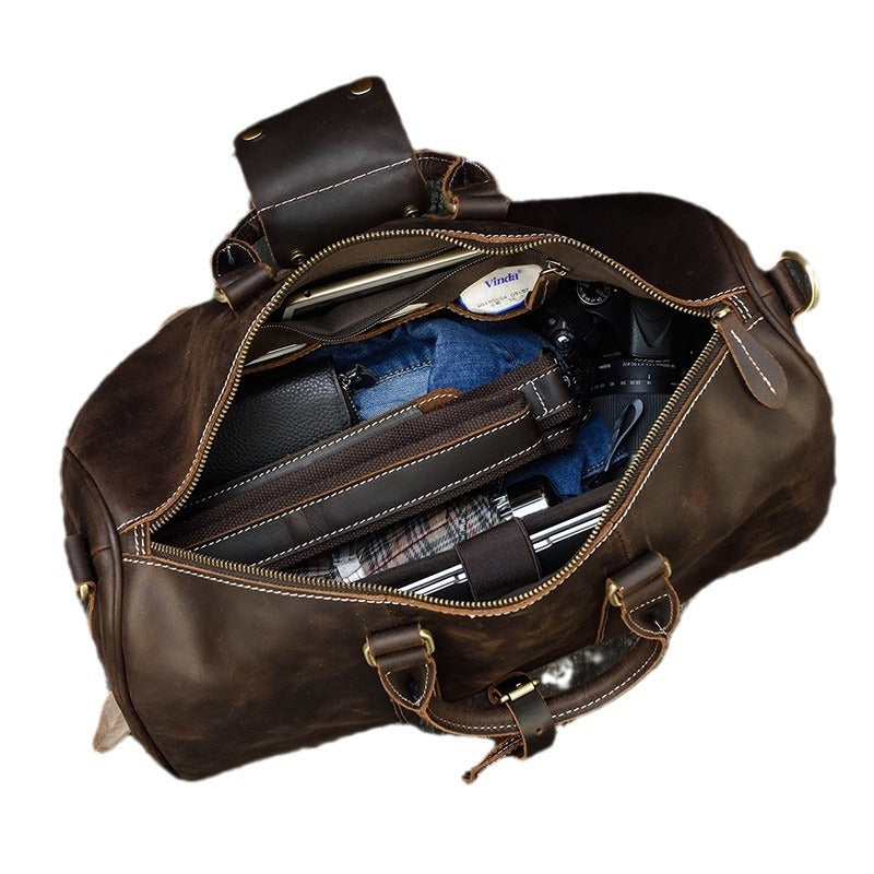 Real Leather Travel Bag