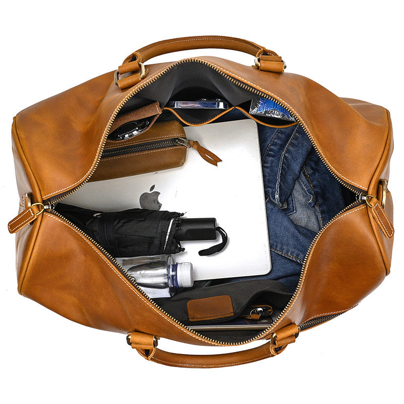 Real Leather Travel Bag