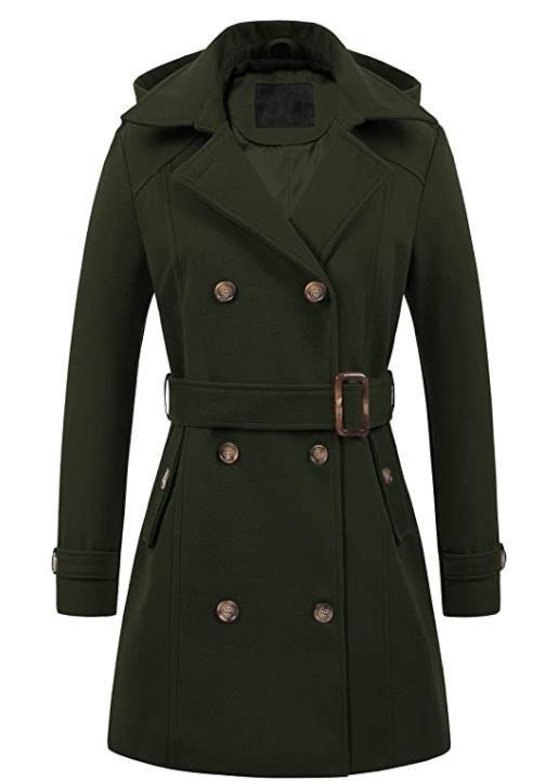 Woolen Hooded Coat