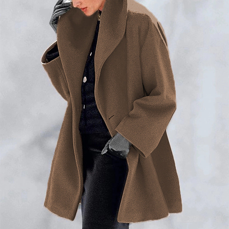 Hooded Wool Long Coat