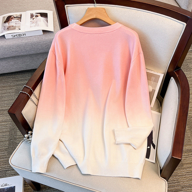 Loose Round Neck Pullover Sweater