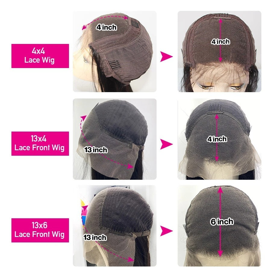 Real Human Hair Lace Wig