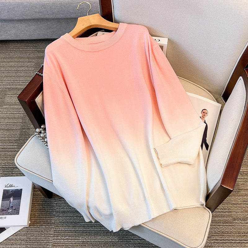 Loose Round Neck Pullover Sweater