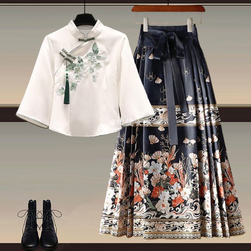 Two-piece Skirt Suit