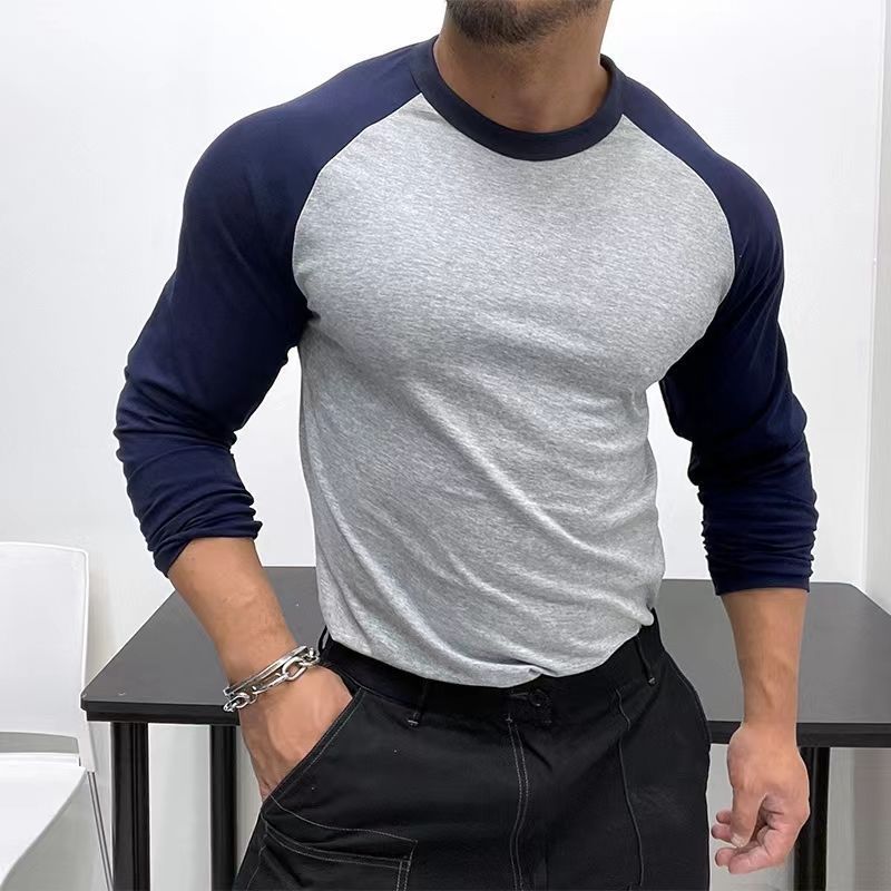 Round Neck Casual Raglan